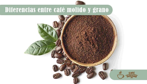 Diferencias café molido y grano