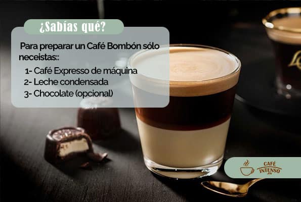 Receta de café Bombón en casa